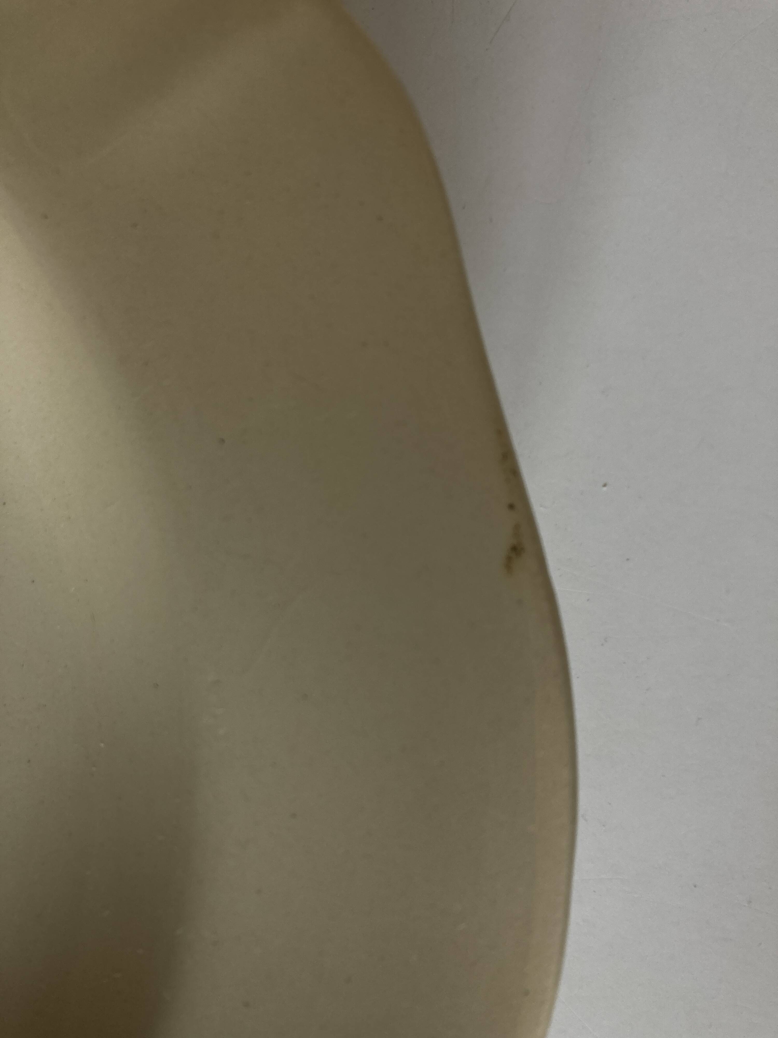 Set of 6 Gien ivory soup plates with gadroons 1938 - 1955