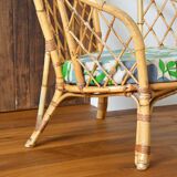 Vintage rattan lounge set 1970