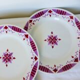 4 flat plates from Moulin des Loups and Hamage, Madeleine model 2106197