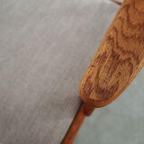 Oak chair, Danish design, 1960s, designer: Poul M Volther, manufacturing: FDB