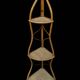 Rattan corner shelf from the 60s Italy