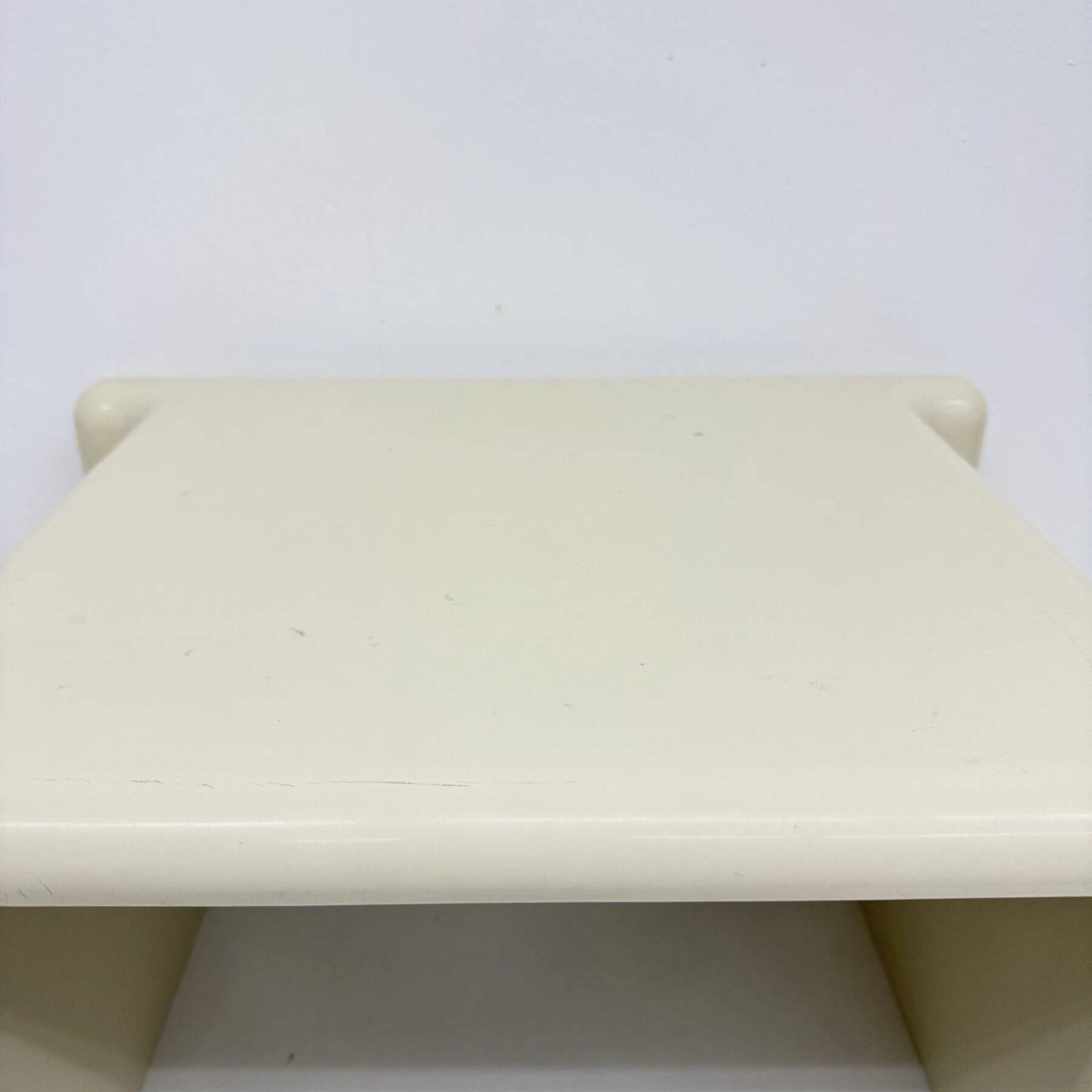 Italian modern plastic side table by Giotto Stoppino for Elco Scorze, 1970s