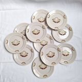 St Amand dessert plates 1970