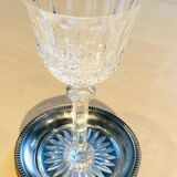 Ensemble de 5 sous verres en métal argenté