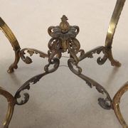 Table basse ancienne Middle Victorian en bronze et papier mâché, Angleterre, XIX Century