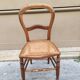 Louis Philippe style chair in walnut, 1900.