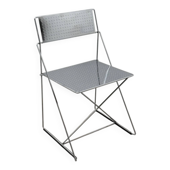 Nuova X Line chair for Magis in chrome, Italy 1980