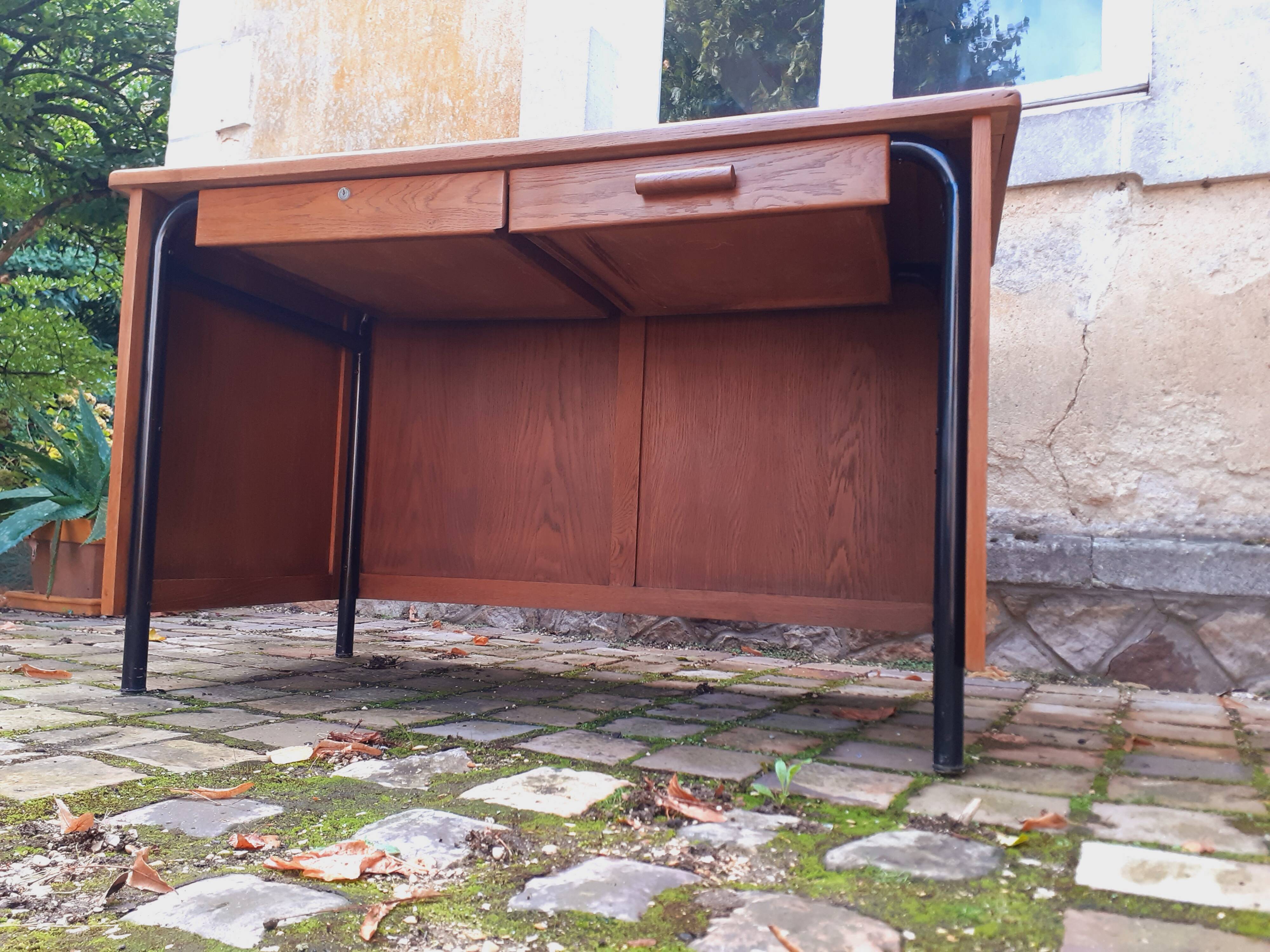 Vintage oak desk from the 60s