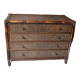 Commode vintage rotin bambou