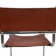 Set of 4 Bauhaus cantilever chairs cognac leather and chrome Design