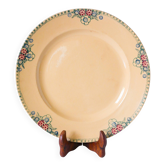 grand plat rond en Terre de Fer, XIXème