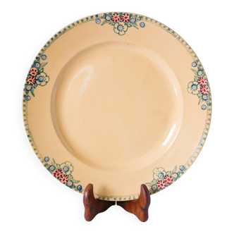 Large round ironstone platter, 19th century