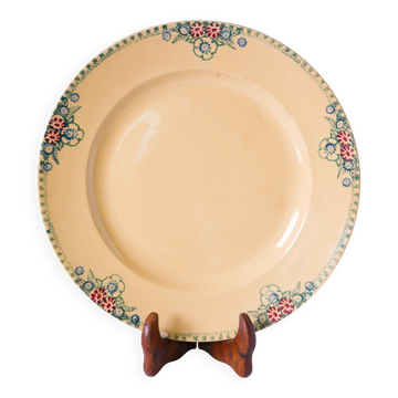 Large round ironstone platter, 19th century