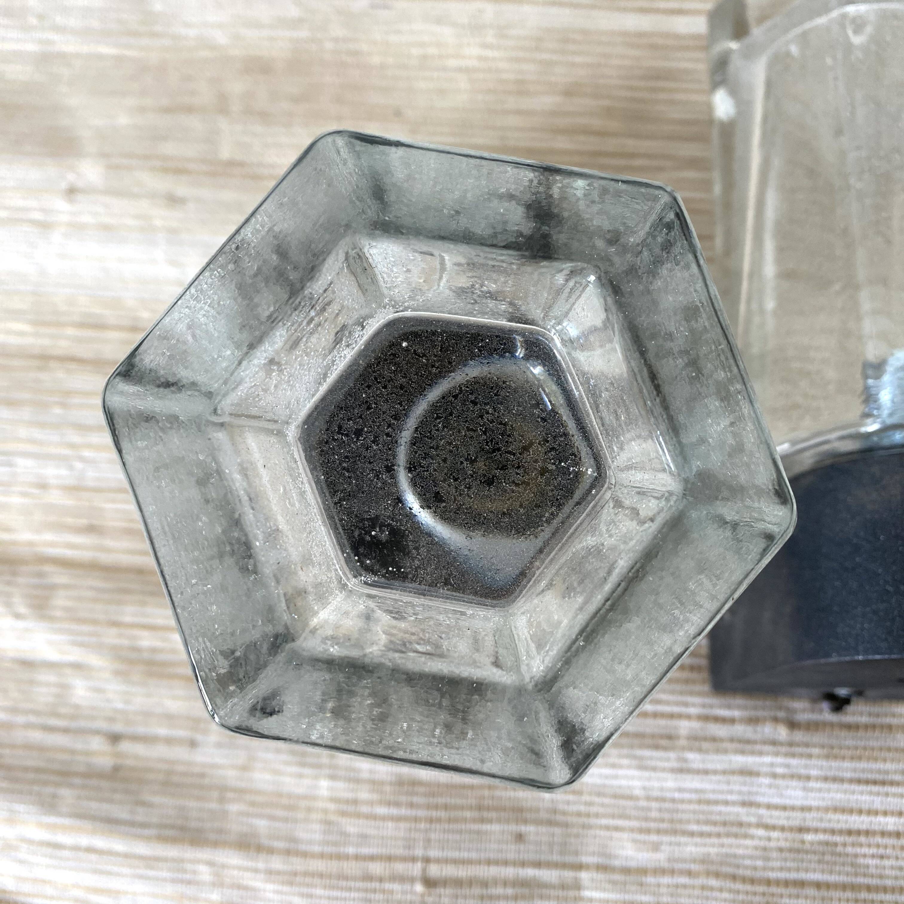 Pair of vintage Glashütte Limburg wall lights