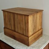 Rustic master piece of furniture, bedside table, late 19th century