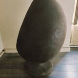 Nubuck-style egg chair
