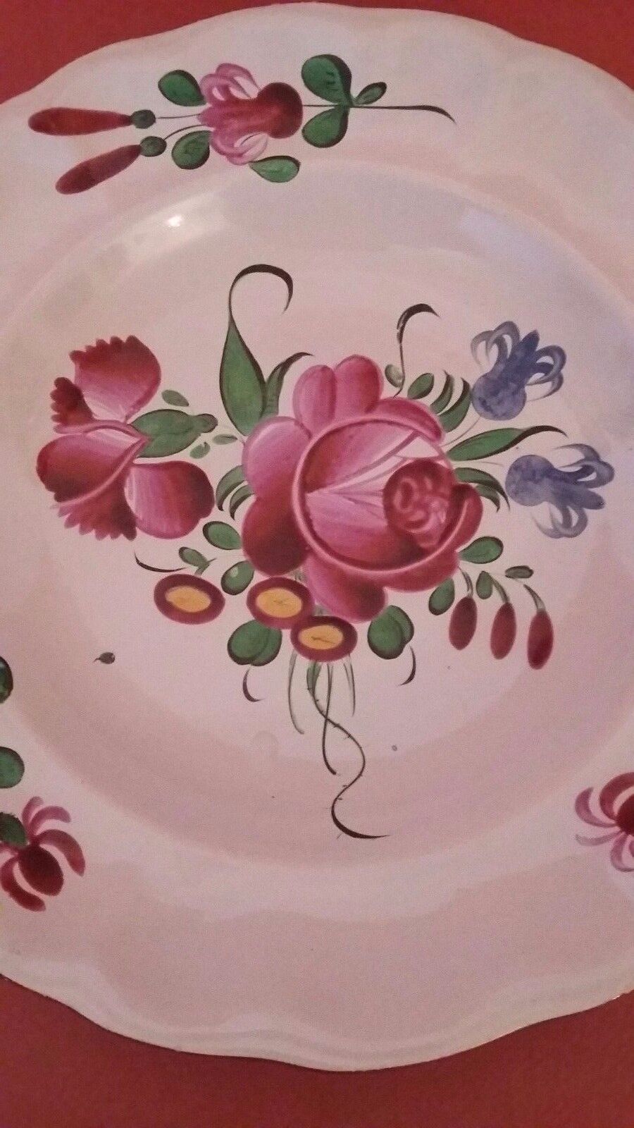 Assiette creuse Faïence de Lunéville XIXème