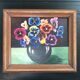 Peinture bouquet de pensées