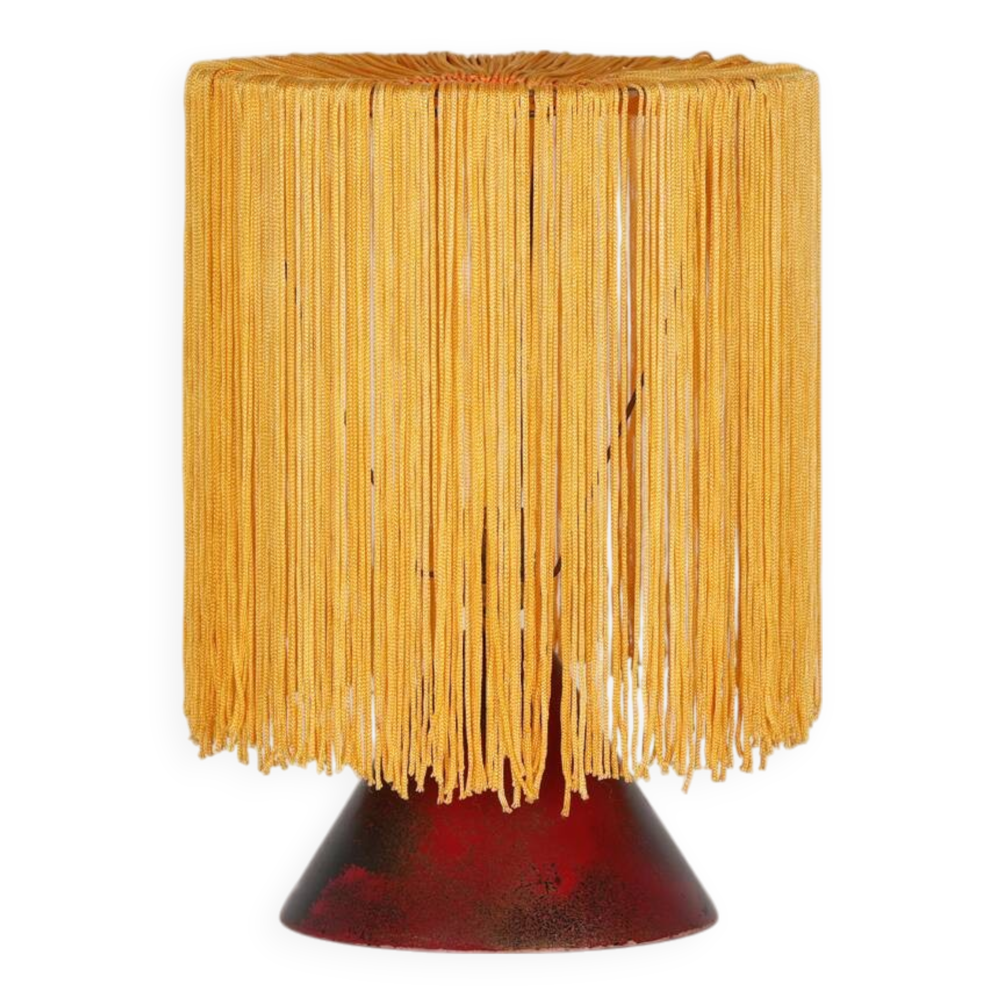 Art Deco lamp in lacquered wood circa 1930