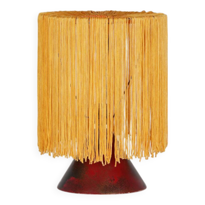 Lampe Art Déco en bois laqué circa 1930