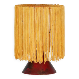 Art Deco lamp in lacquered wood circa 1930