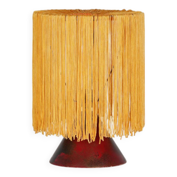 Lampe Art Déco en bois laqué circa 1930