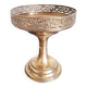 Gold-plated metal footed cup from the early 20th century