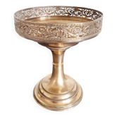 Gold-plated metal footed cup from the early 20th century