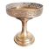 Gold-plated metal footed cup from the early 20th century
