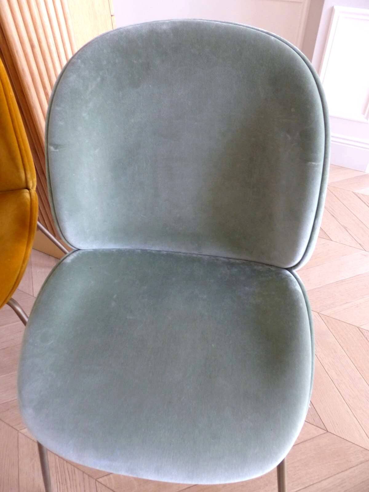 Set of 8 "Beetle Dining Chairs" by GUBI designed by GamFratesi