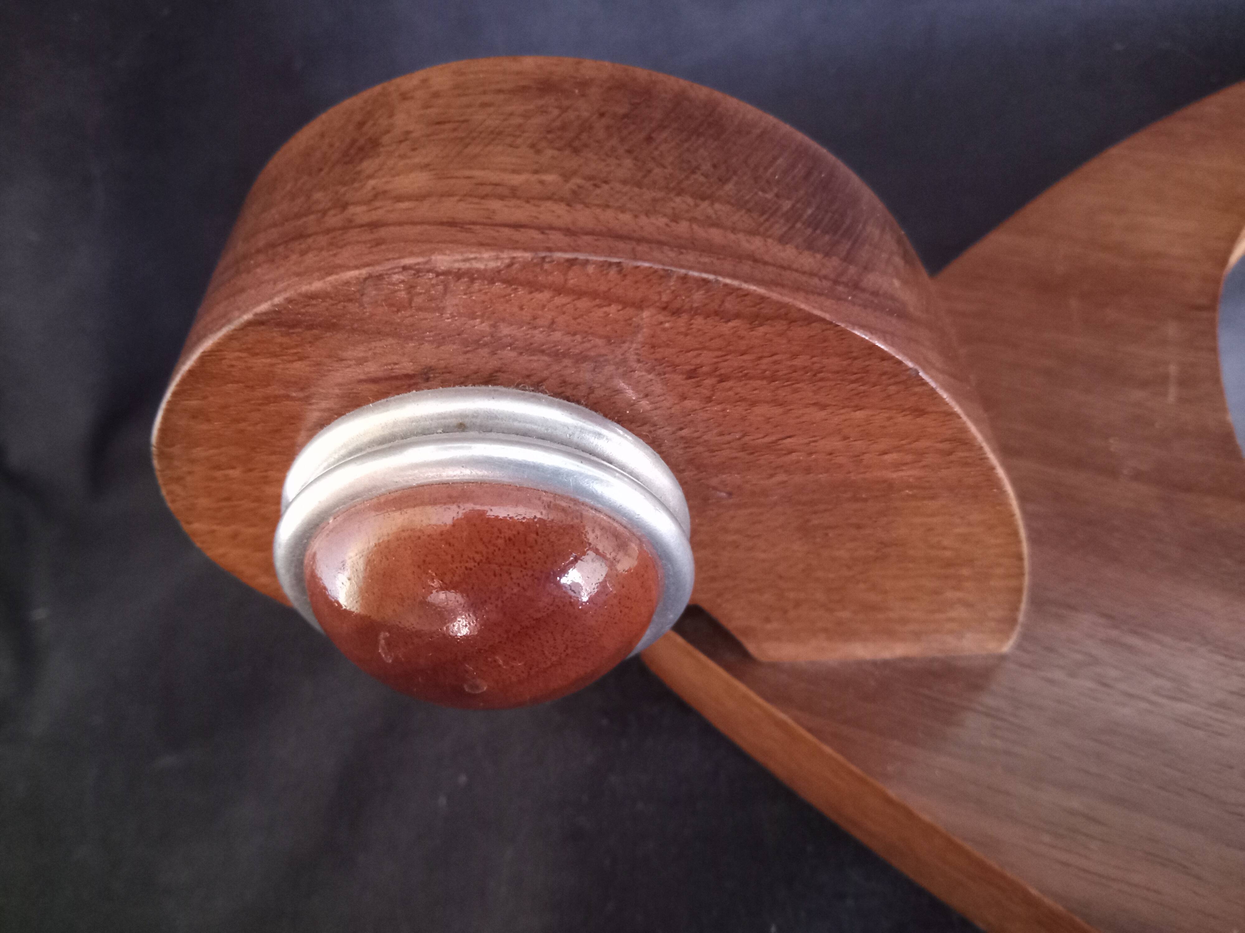 Plateau de service  miroité style Art Déco en bois, année 1930