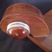 Mirrored Art Deco style wooden serving tray, year 1930