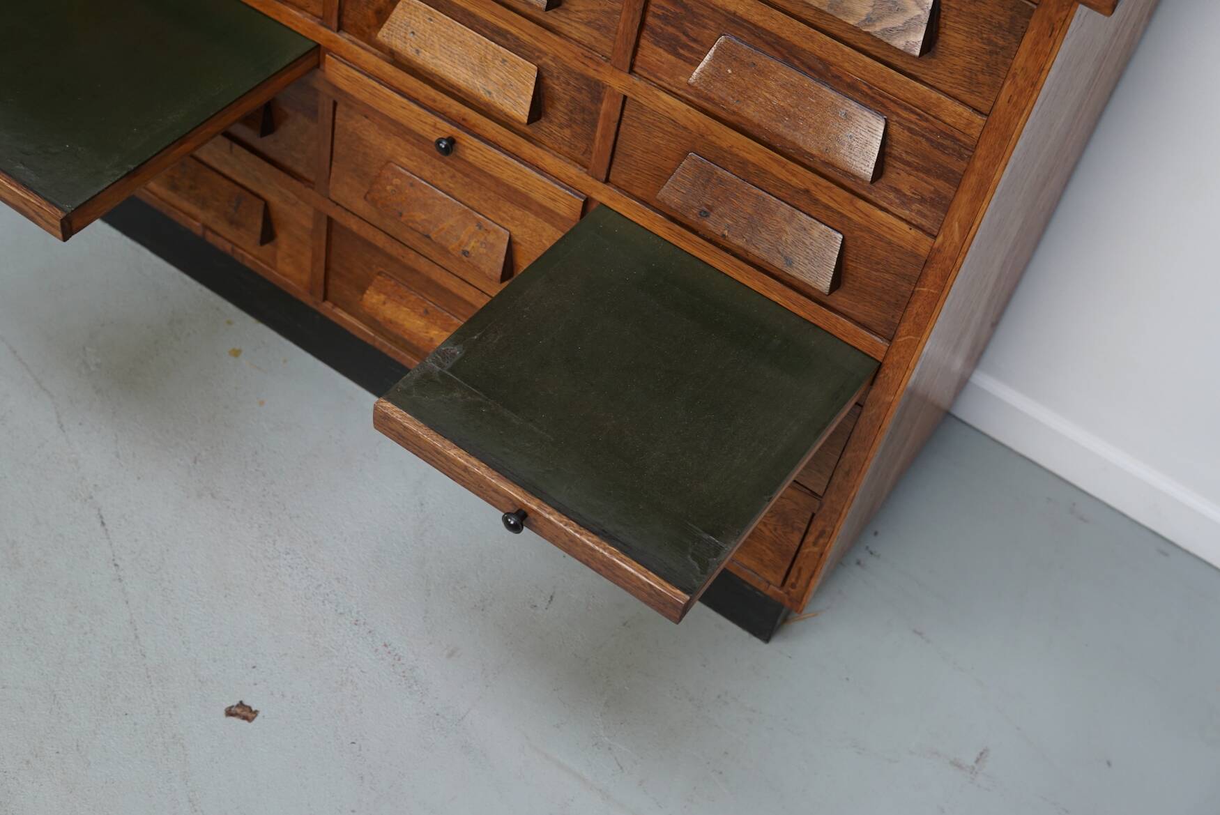 German Oak Apothecary / Shop Cabinet or Sideboard, 1930s