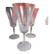 6 flutes a champagne cristal