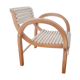 Baumann chair curved wood