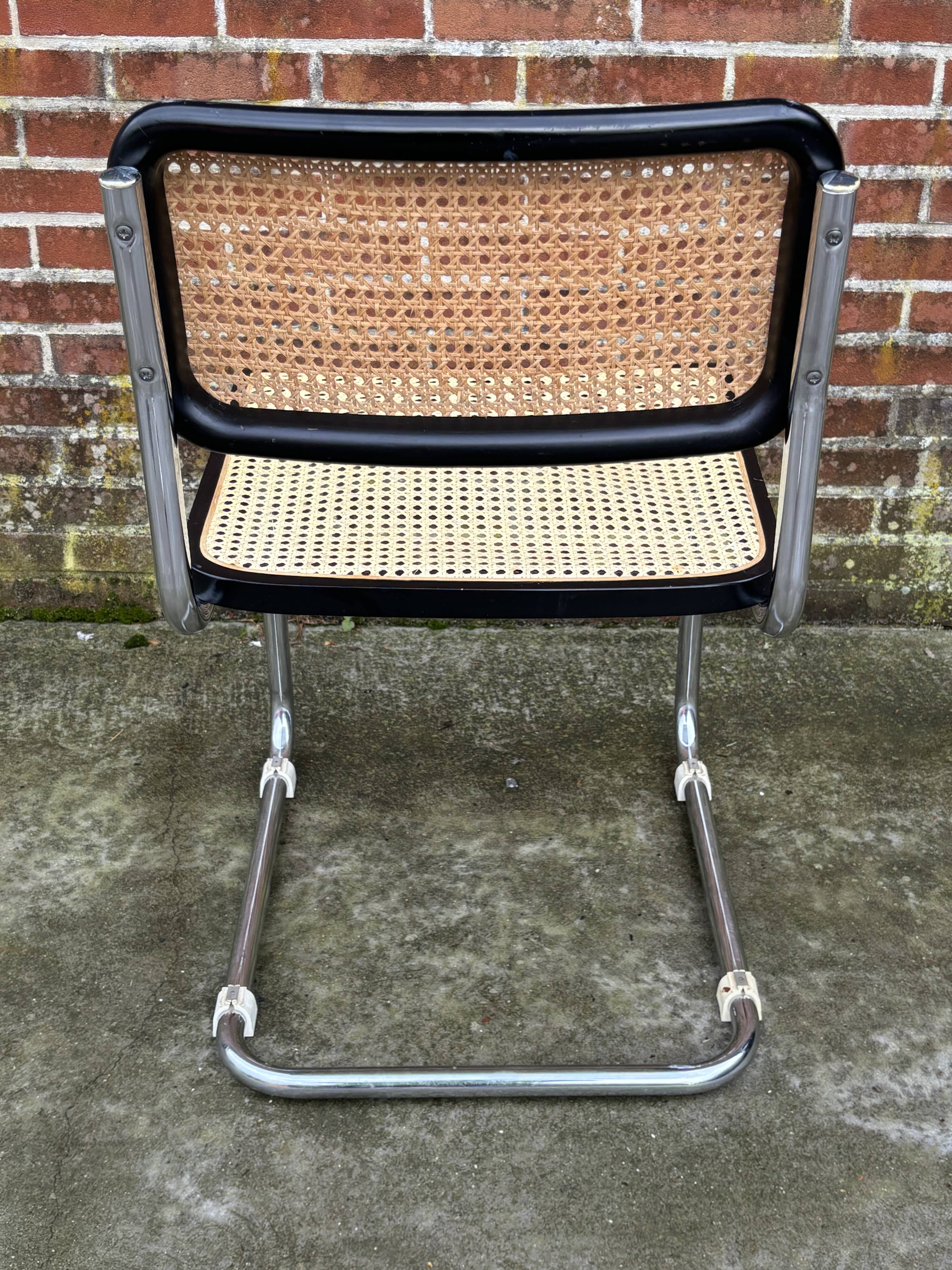 Cesca chair b32 model in chrome and black