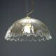 Vintage suspension in coloured and transparent glass from the 1970s.
