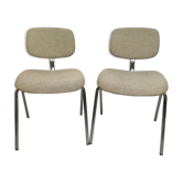 Paire de chaises Steelcase Strafor des années 80