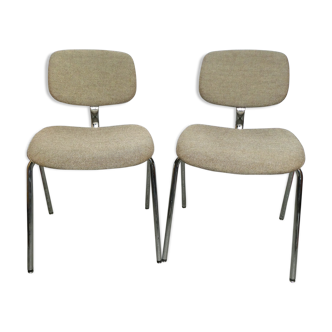 Pair of chairs Steelcase Strafor of the 1980s