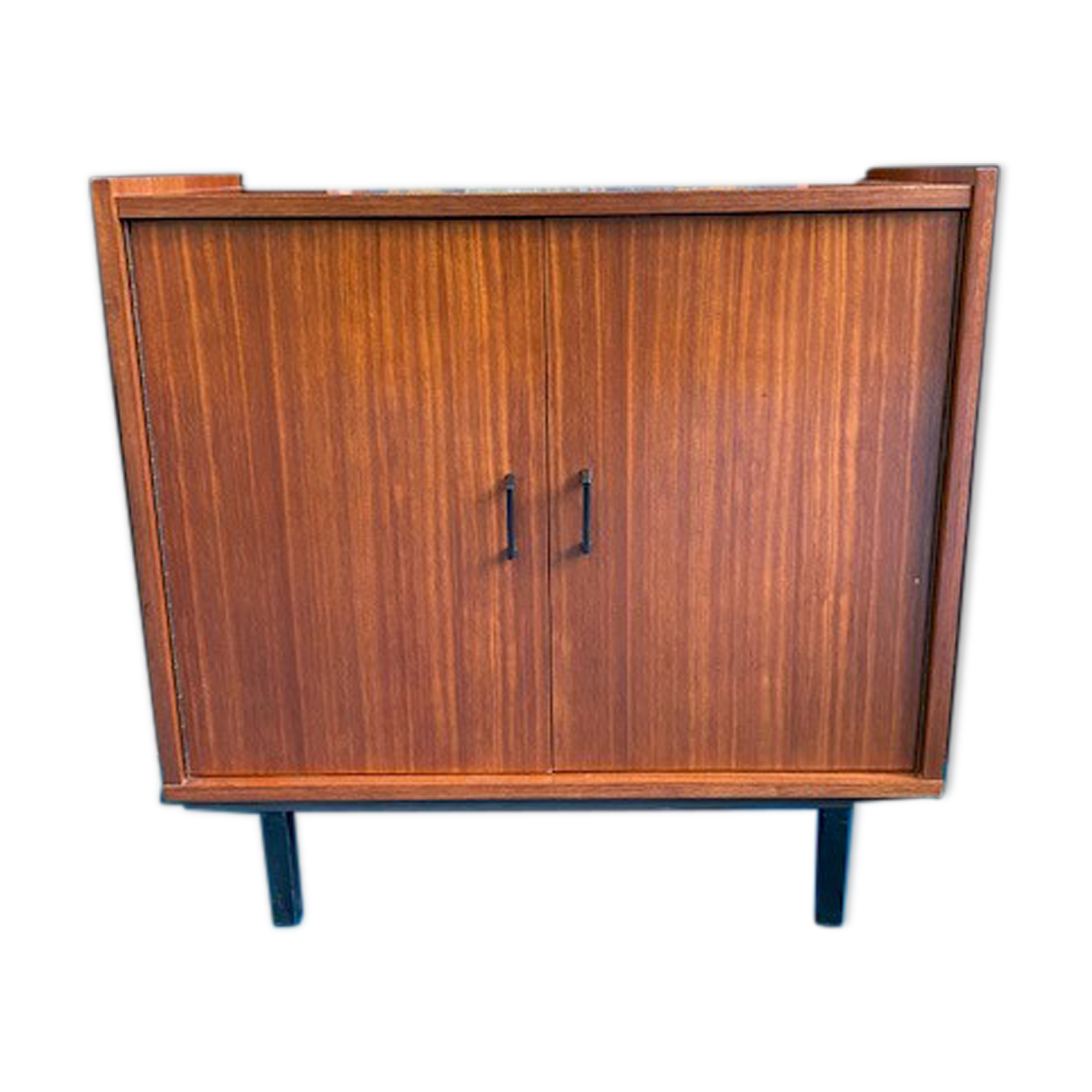 Meuble de rangements acajou vintage 60