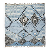 Tapis Graphique Bleu Contemporain - 295 x 261 cm