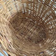 Panier vintage en osier tressé