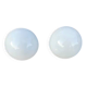 Pair of globe opaline glass tulips from the 1960s.