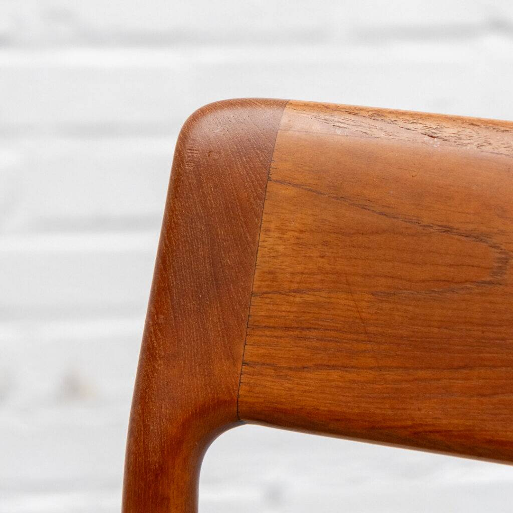 Danish dining chairs set by Johannes Nørgaard 1960s