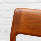 Danish dining chairs set by Johannes Nørgaard 1960s