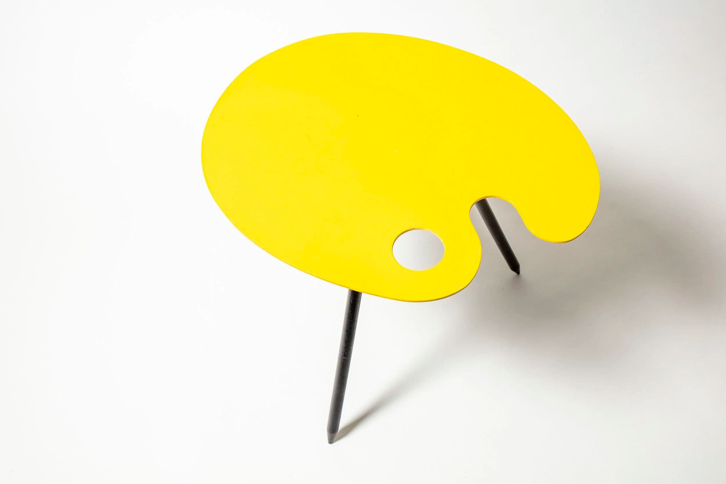 Side table designed by Lucien de Roeck in 1958 for the Brussels World Expo.