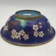 Cloisonné enamel cup with floral decoration