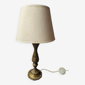 Baroque style lamp in bronze