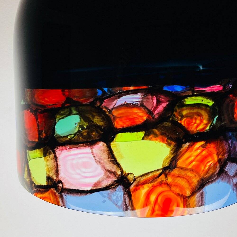 Suspended lamp Tinta by Renato Toso & Note Massari for Leucos, Italy, 1971