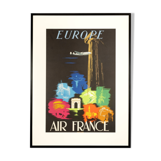Europe, air france 87 cm x 115 cm